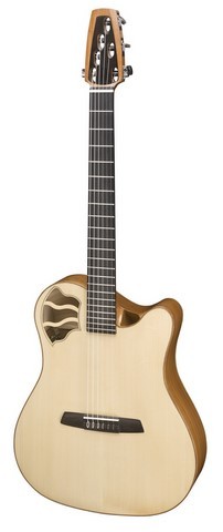 Guitare folks AMELIE nylon Ghirotto luthier